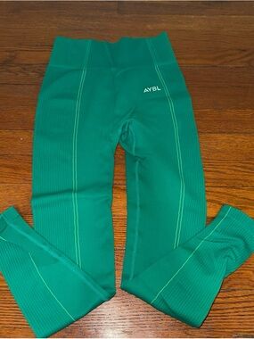 AYBL Green Seamline Active Leggings